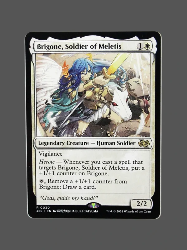 Brigone, Soldier of Meletis Holo MTG Proxy | Jumpstart 2025