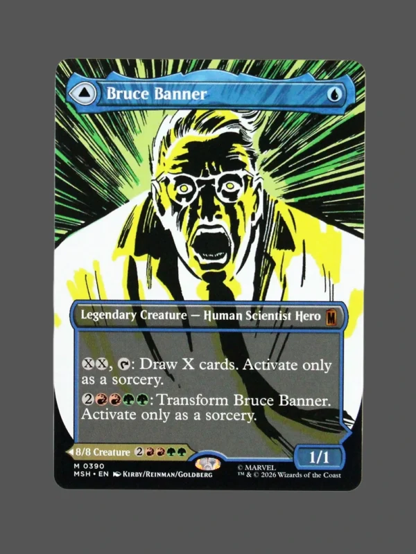 Bruce Banner Holo MTG Proxy | Marvel Snap