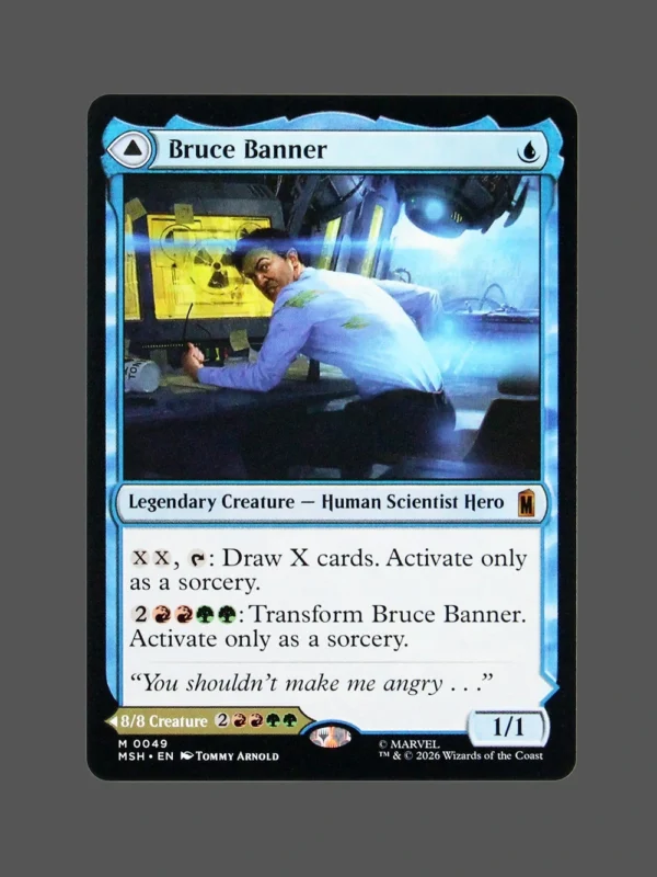 Bruce Banner Holo MTG Proxy | Marvel Snap
