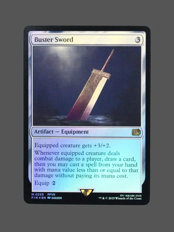 Buster Sword Foil MTG Proxy | Final Fantasy