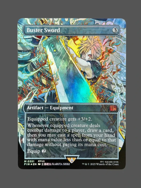 Buster Sword Foil MTG Proxy | Final Fantasy