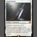 Buster Sword Holo MTG Proxy | Final Fantasy VII