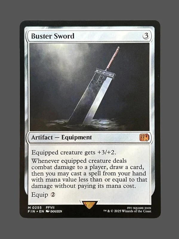 Buster Sword Holo MTG Proxy | Final Fantasy VII
