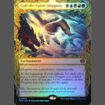 Call the Spirit Dragons Foil MTG Proxy | The Dark Moon