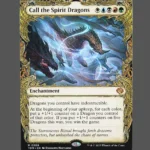 Call the Spirit Dragons Holo MTG Proxy | The Lost Caverns of Ixalan