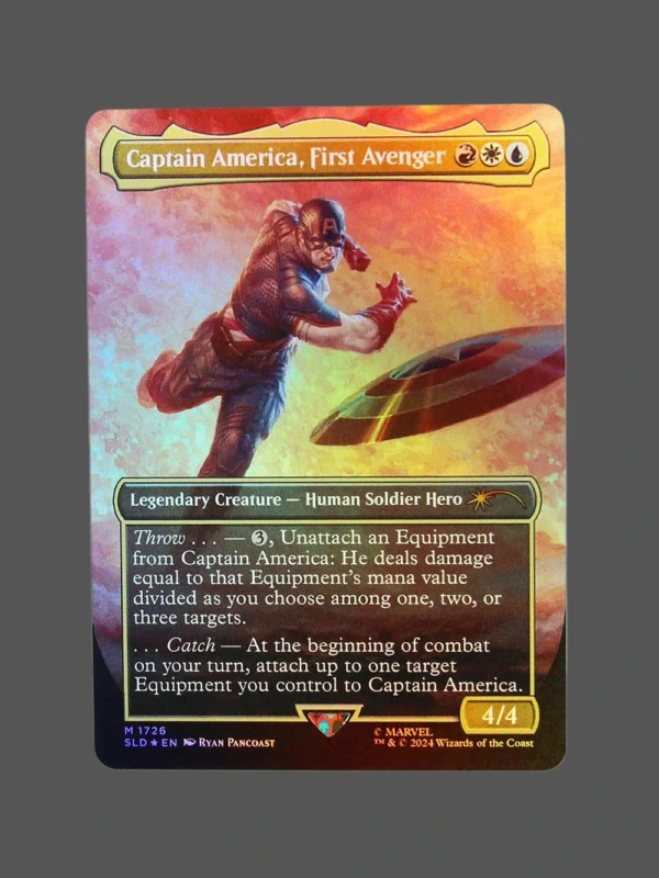 Captain America, First Avenger Foil MTG Proxy | Secret Lairs