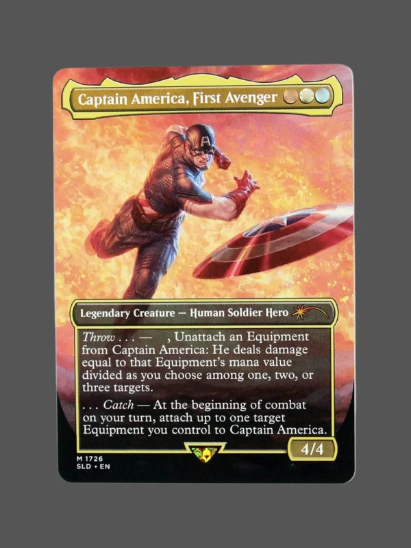 Captain America, First Avenger Holo MTG Proxy | Secret Lairs