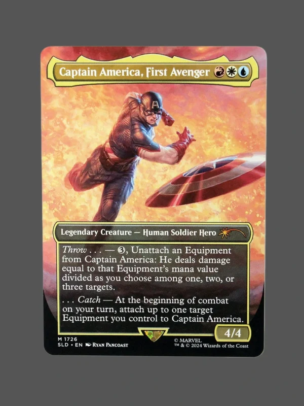 Captain America, First Avenger Holo MTG Proxy | Secret Lairs