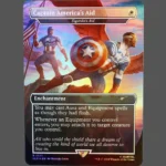 Captain America's Aid Foil MTG Proxy | Secret Lairs