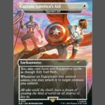 Captain America's Aid Holo MTG Proxy | Secret Lairs