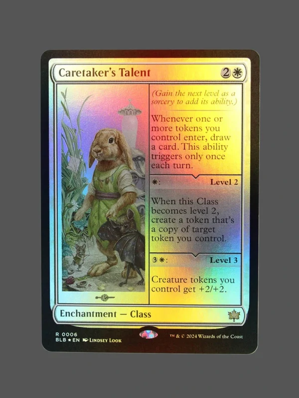 Caretaker's Talent Foil MTG Proxy | The Lost Caverns of Ixalan
