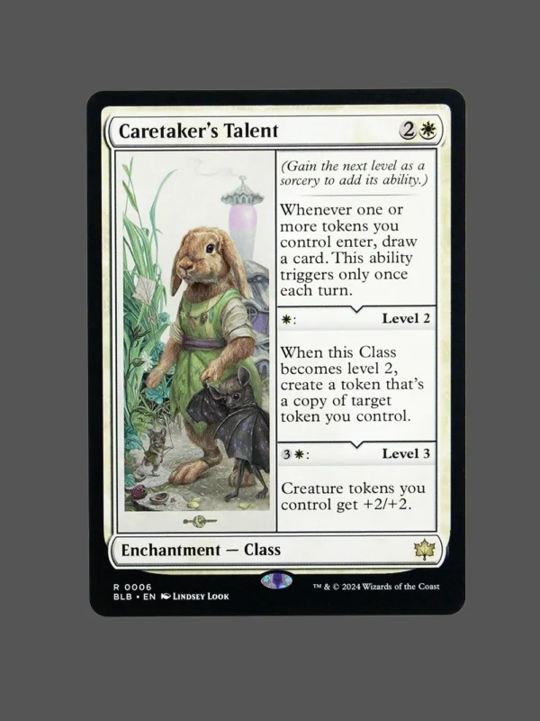 Caretaker's Talent Holo MTG Proxy | The Lost Caverns of Ixalan