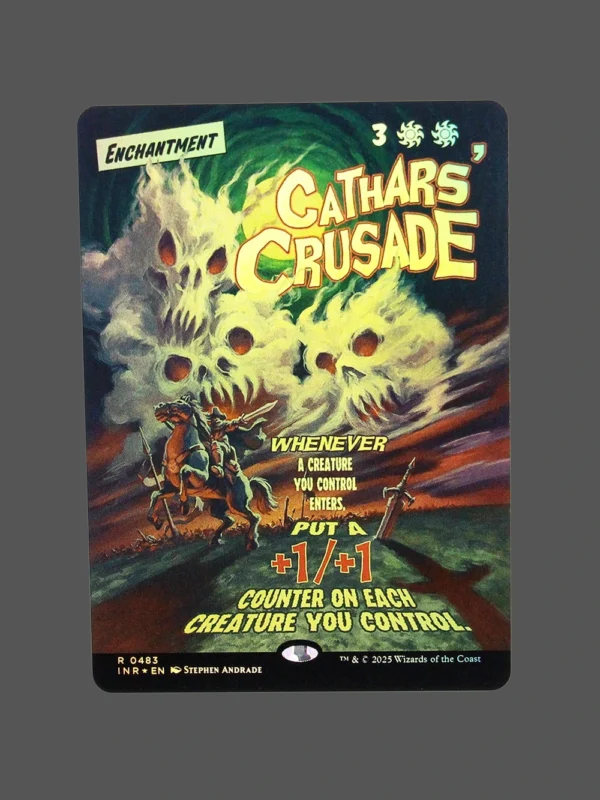 Cathars' Crusade Foil MTG Proxy | Innistrad: New Horizons