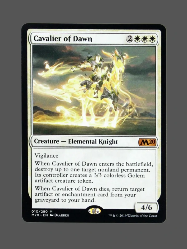 Cavalier of Dawn Holo MTG Proxy | Core Set 2020