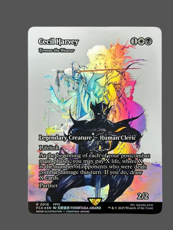 Cecil Harvey Tymna the Weaver Foil MTG Proxy | Final Fantasy