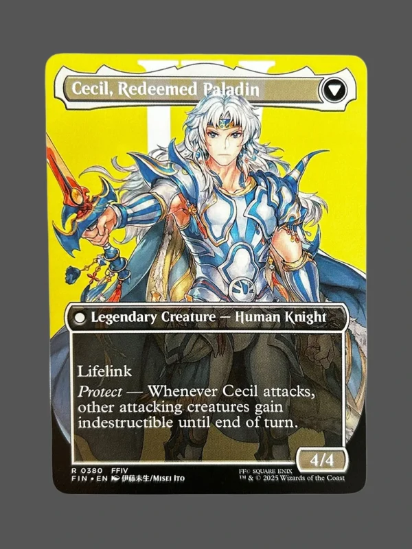Cecil, Redeemed Paladin Holo MTG Proxy | Final Fantasy