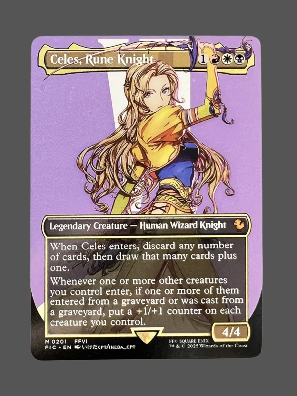 Celest, Rune Knight Holo MTG Proxy | Final Fantasy
