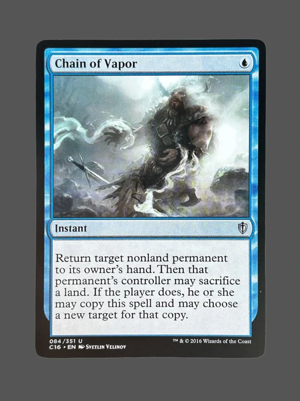 Chain of Vapor Regular MTG Proxy | Conspiracy: Take the Crown