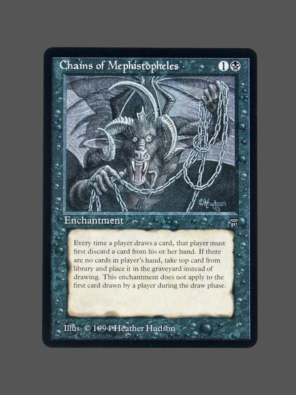 Chains of Mephistopheles Holo MTG Proxy | Legends