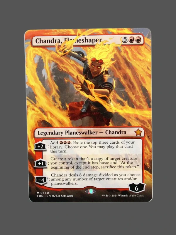 Chandra, Flameshaper Holo MTG Proxy | Foundations