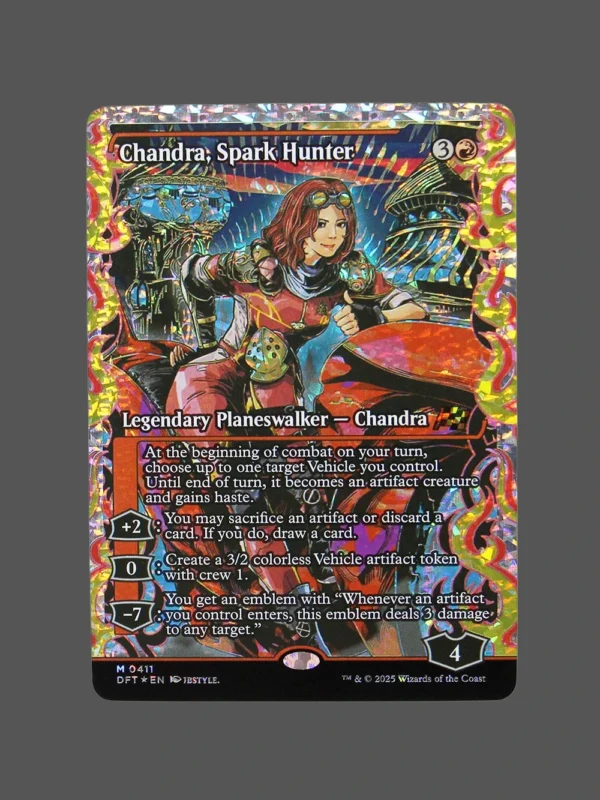 Chandra, Spark Hunter Fracture Fracture Foil MTG Proxy | DFT