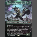 Chatterfang, Squirrel General Holo MTG Proxy | Bloomburrow