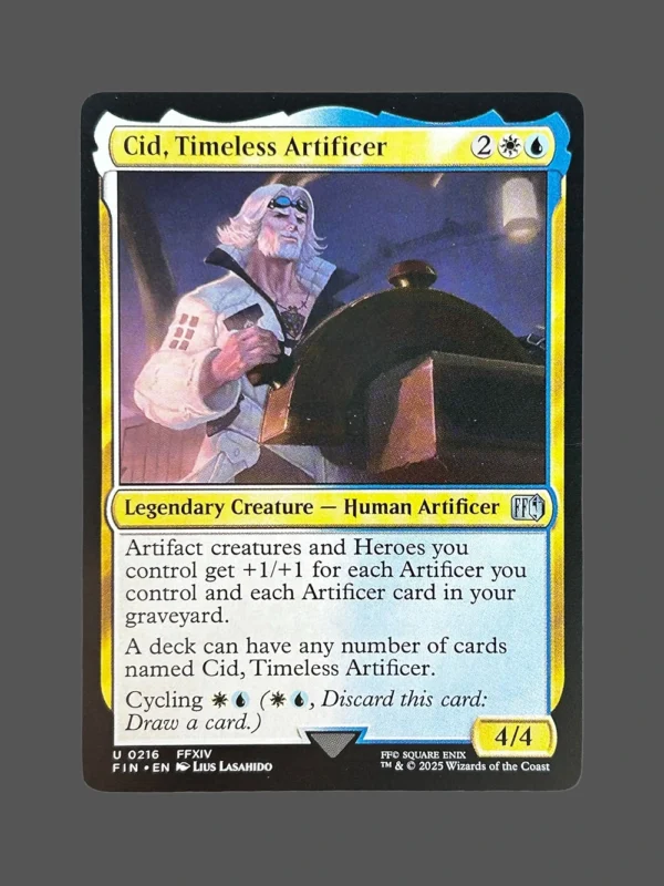 Cid, Timeless Artificer Regular MTG Proxy | Final Fantasy