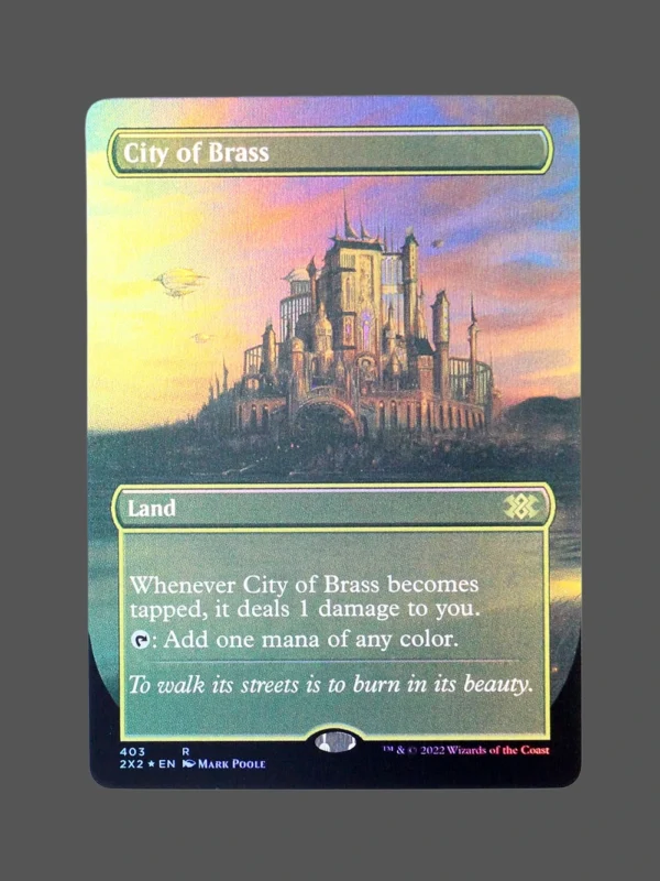 City of Brass Foil MTG Proxy | Double Masters 2022