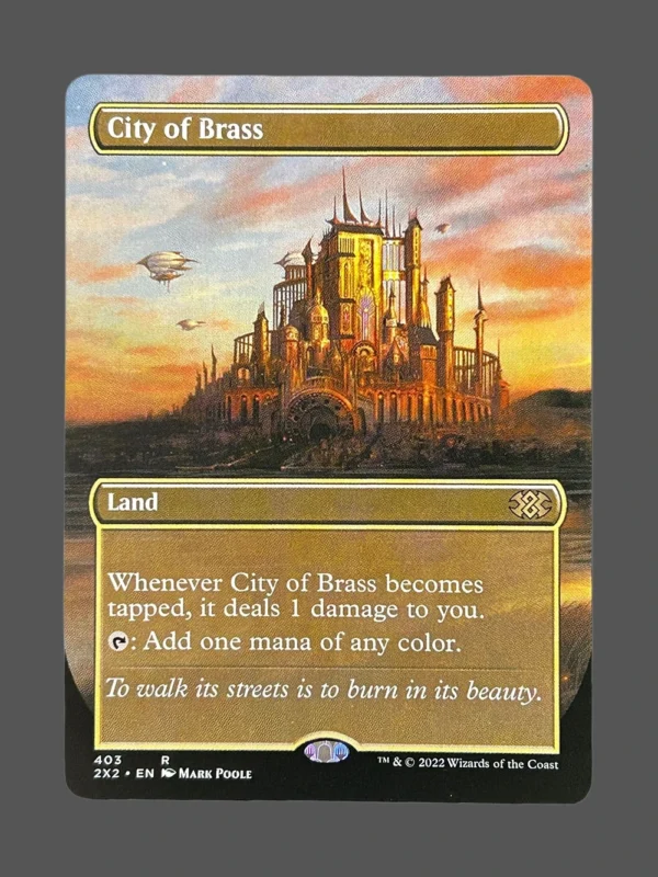 City of Brass Holo MTG Proxy | Double Masters 2022