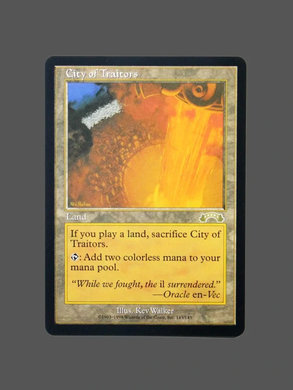 City of Traitors Holo MTG Proxy | Urza's Saga