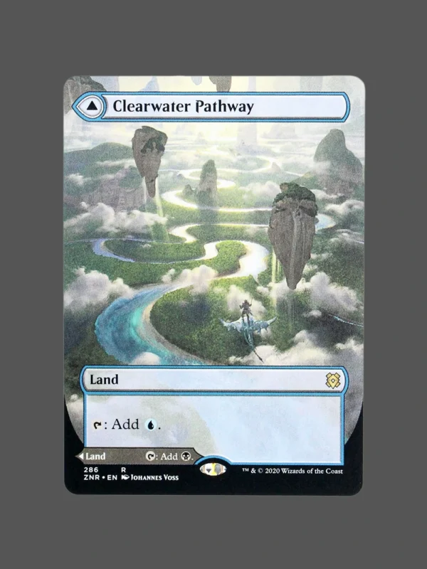 Clearwater Pathway Holo MTG Proxy | Zendikar Rising