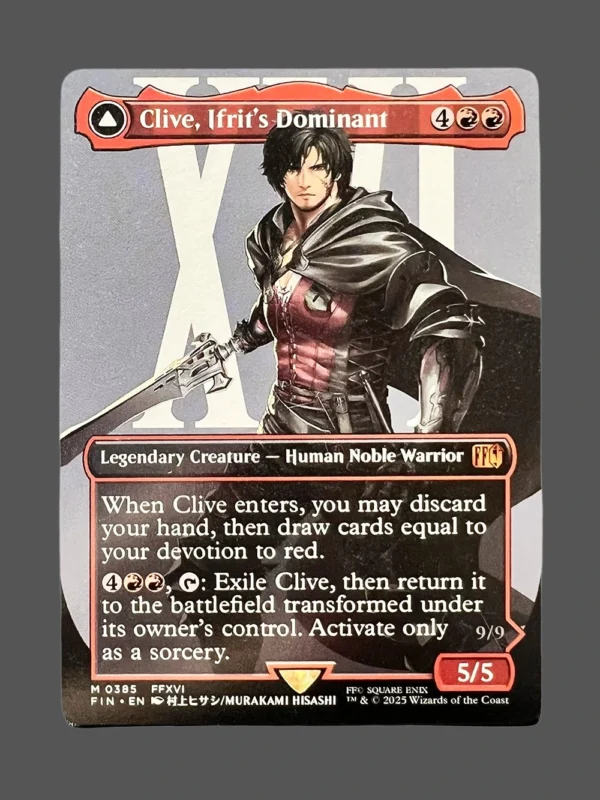 Clive, Ifrit's Dominant Holo MTG Proxy | Final Fantasy