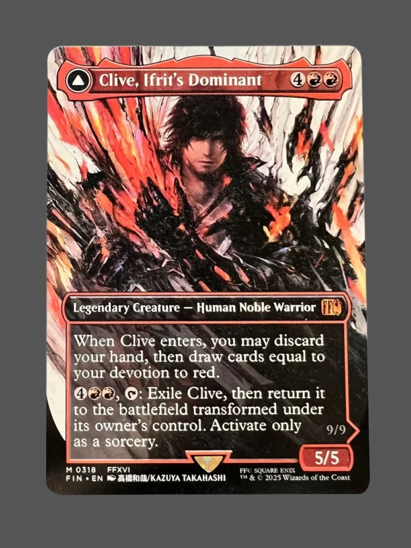 Clive, Ifrit's Dominant Holo MTG Proxy | March of the Machine