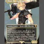 Cloud, Ex-SOLDIER Holo MTG Proxy | Final Fantasy VII