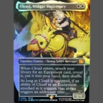 Cloud, Midgar Mercenary Foil MTG Proxy | FFVII