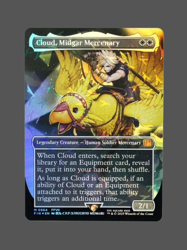Cloud, Midgar Mercenary Foil MTG Proxy | FFVII