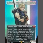 Cloud, Midgar Mercenary Foil MTG Proxy | Final Fantasy