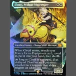 Cloud, Midgar Mercenary Foil MTG Proxy | Final Fantasy