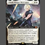 Cloud, Midgar Mercenary Holo MTG Proxy | Final Fantasy
