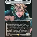 Cloud, Midgar Mercenary Holo MTG Proxy | Final Fantasy
