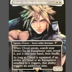 Cloud, Midgar Mercenary Holo MTG Proxy | Final Fantasy VII