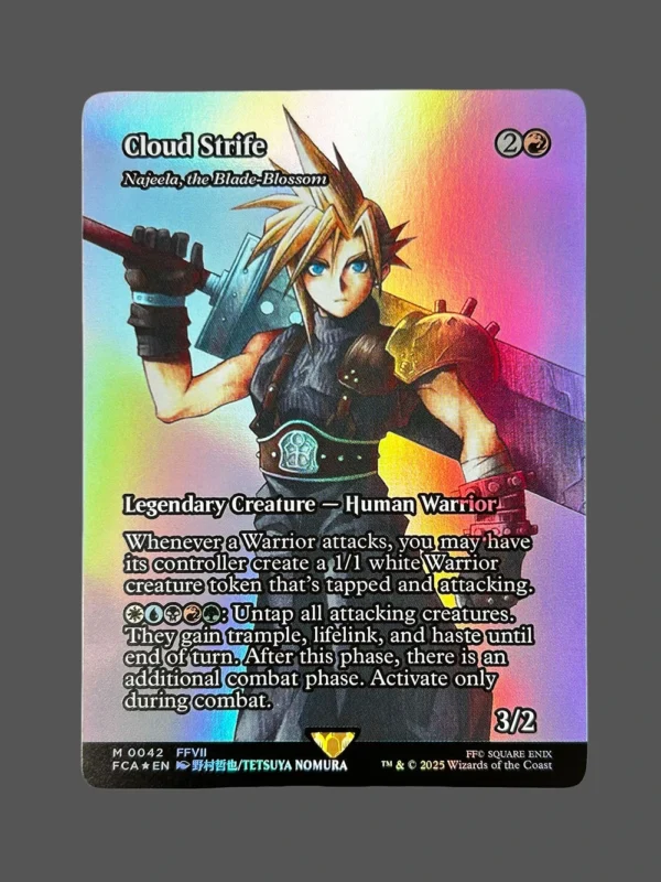 Cloud Strife Foil MTG Proxy | Final Fantasy Commander