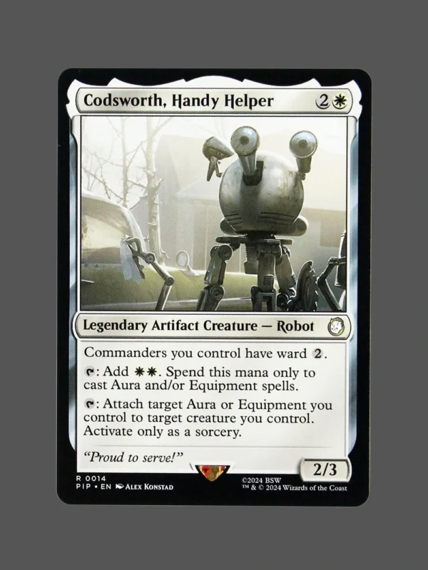 Codsworth, Handy Helper Holo MTG Proxy | Phyrexia: All Will Be One
