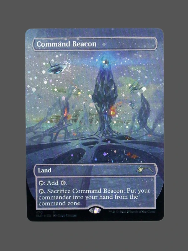 Command Beacon Galaxy Foil MTG Proxy | Commander Legends