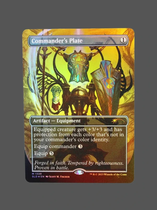 Commander's Plate Foil MTG Proxy | Secret Lair Drop