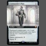 Commander's Plate Holo MTG Proxy | Commander 2020