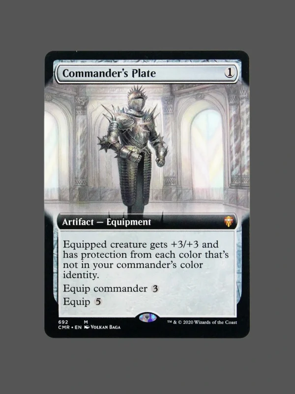 Commander's Plate Holo MTG Proxy | Commander 2020