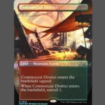 Commercial District Foil MTG Proxy | March of the Machine