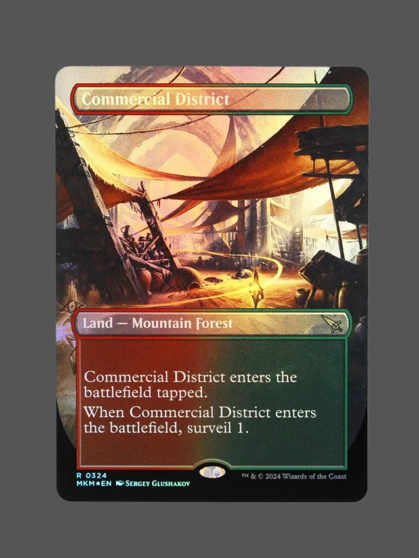 Commercial District Foil MTG Proxy | March of the Machine