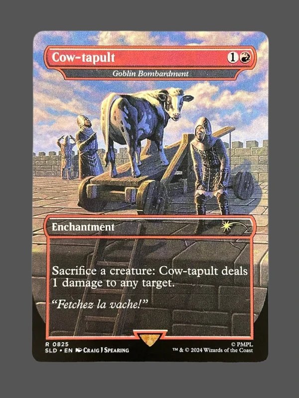 Cow-tapult Holo MTG Proxy | Streets of New Capenna